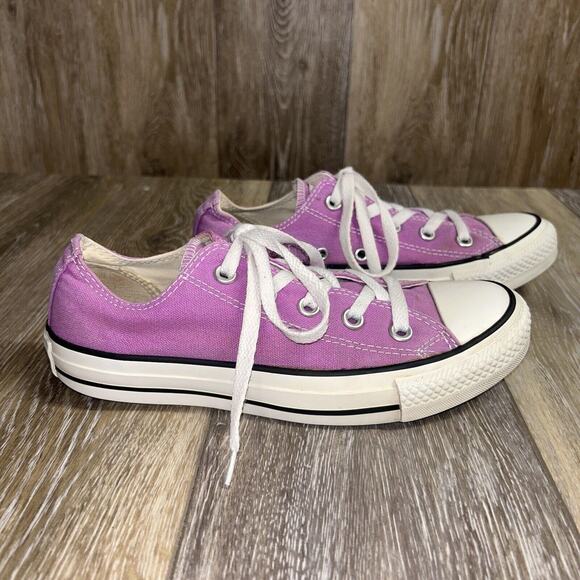 Converse All Star US Size Youth 4/ Mens 4 / Womens 6 Low Purple Shoes 130121F - Picture 1 of 11